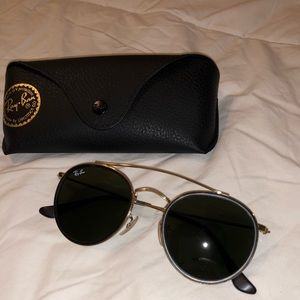 Ray-Ban Round Double Bridge Sunglasses RB3647
